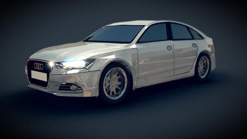 Audi A6 (Blender Internal Rendering) preview image